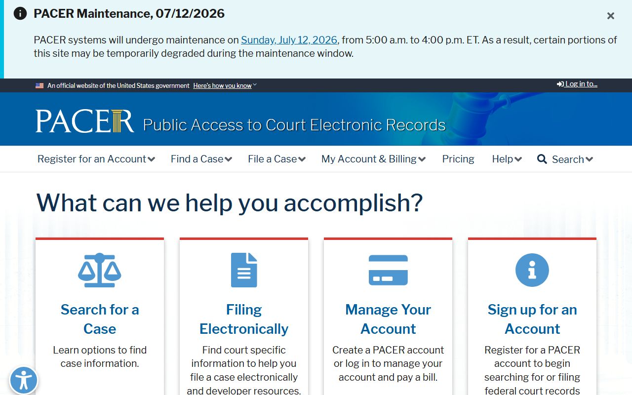 Jones County court dockets PACER federal docket portal