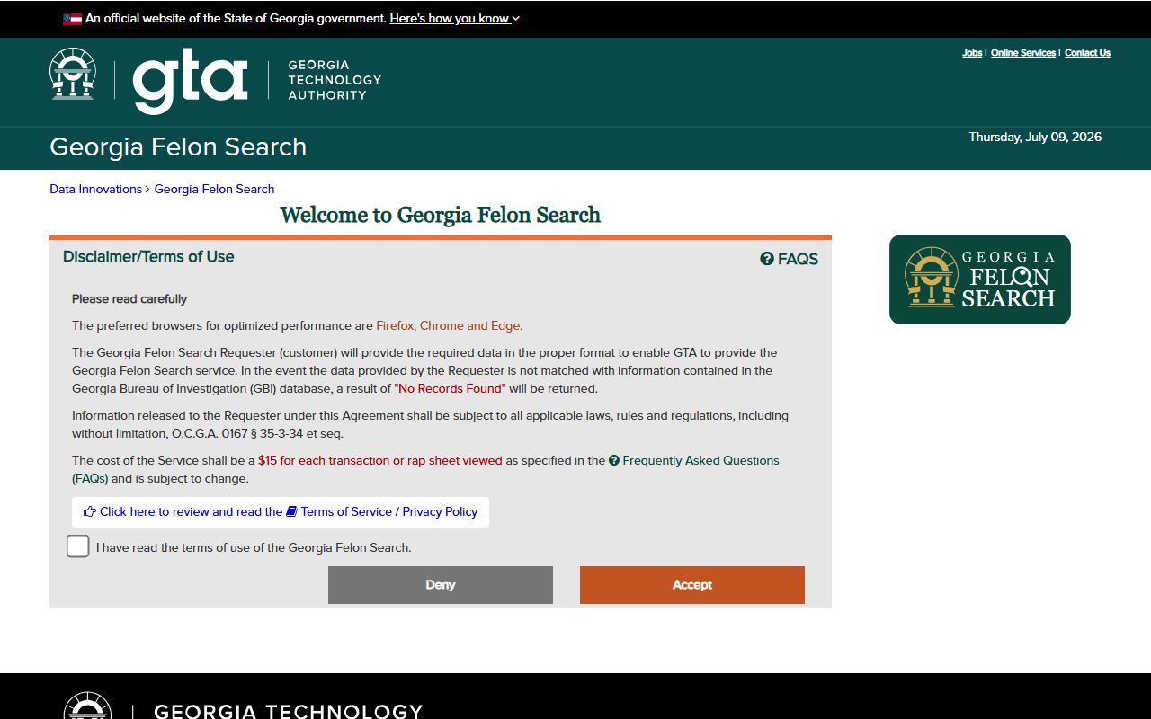 Jones County criminal court records Georgia Felon Search