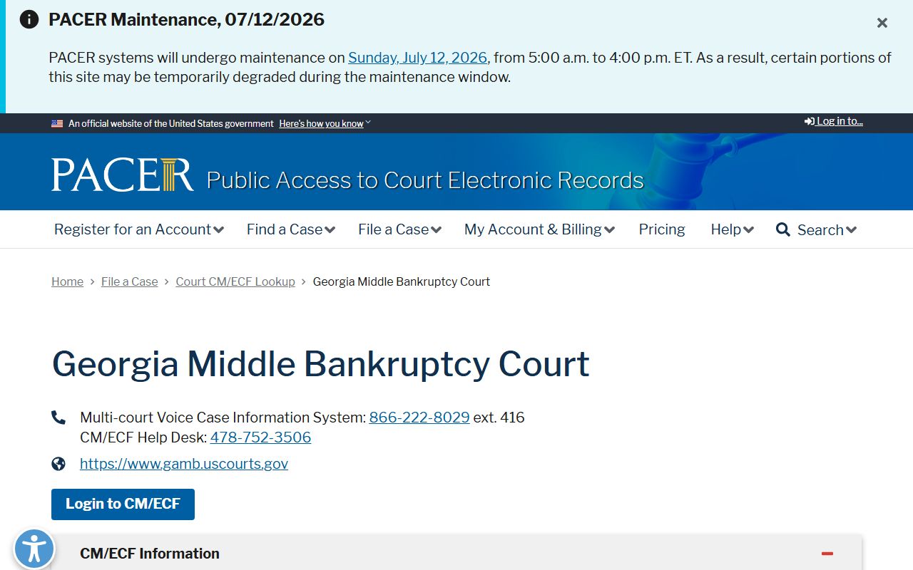 Jones County Superior Court PACER bankruptcy lookup