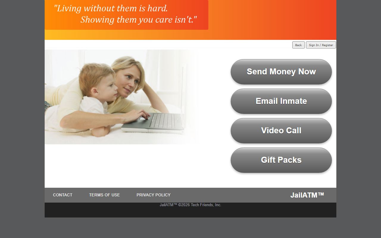Jones County inmate records JailATM deposit portal