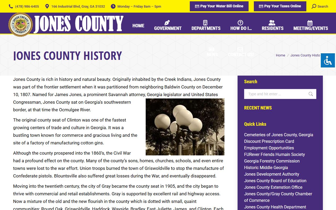 Jones County probate records county courthouse history source